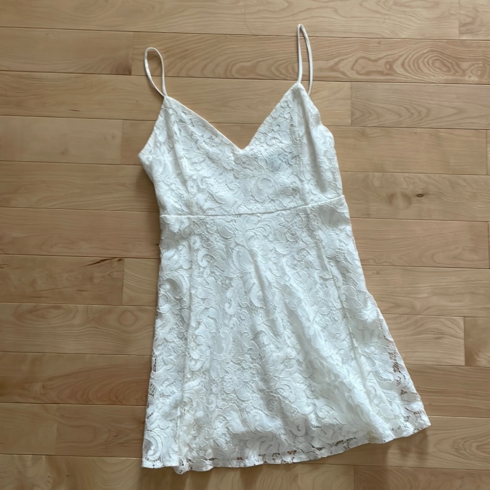 Lulus white dress